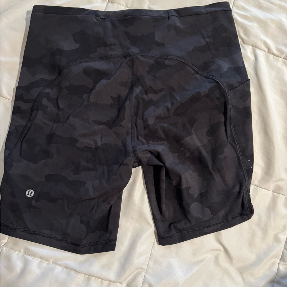 Lululemon Black Camo Shorts